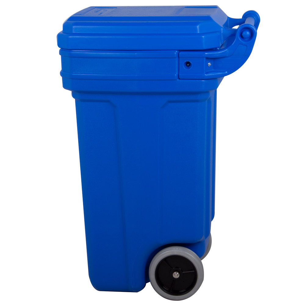 Continental Tilt-N-Wheel™ 50 gal. Garbage Can with Hinged Lid - 0