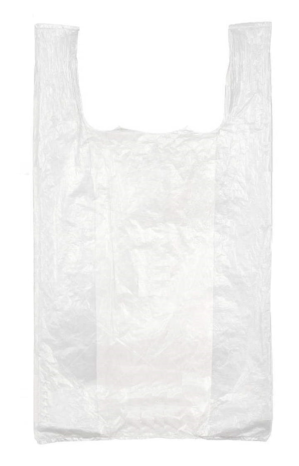 White Plastic S4 Shopping Bags