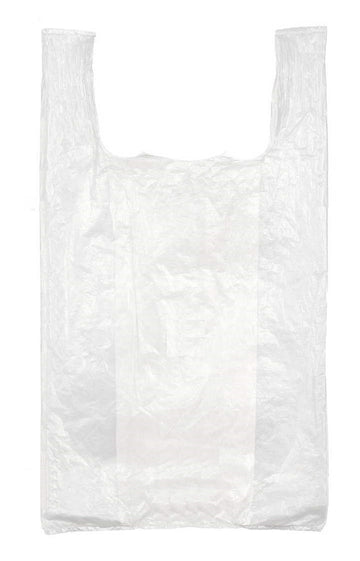 White Plastic S5 Shopping Bags