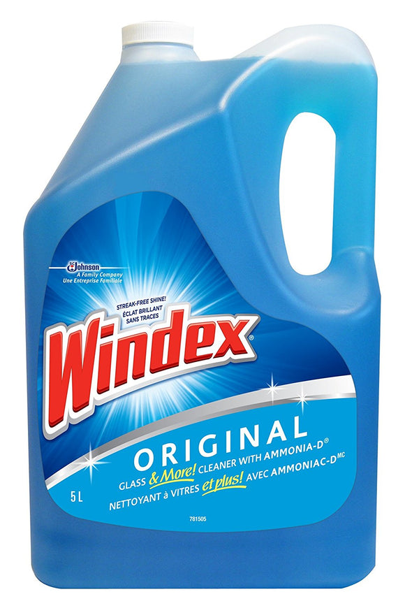 Recharge de nettoyant pour vitres Windex 5L