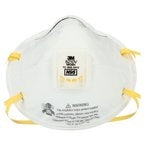 3M N95 Particulate Disposable Respirator with Adjustable Noseclip and Valve