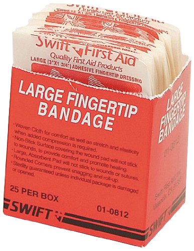 Swift First Aid Heavy Woven XL Fingertip Adhesive Bandage