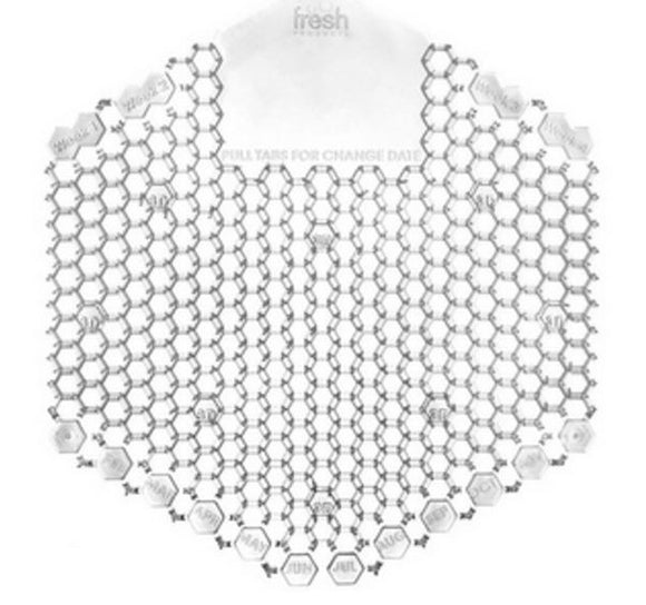 Écran désodorisant pour urinoir | Produits frais The Wave™