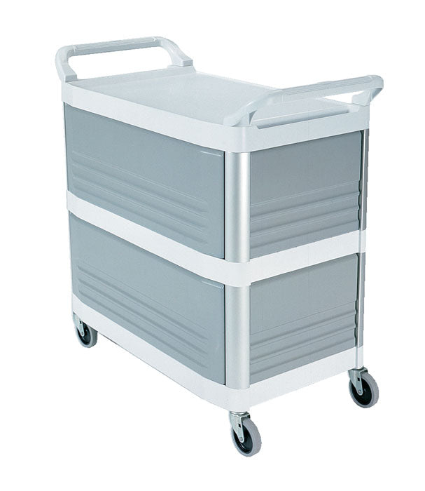 Chariot utilitaire Rubbermaid® avec panneaux d'extrémité fermés sur 3 côtés | 4093