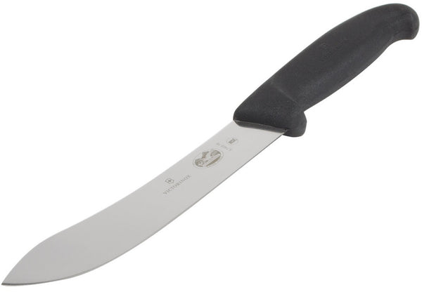 Couteau de boucher à lame courbée de 18 cm et manche en Fibrox®