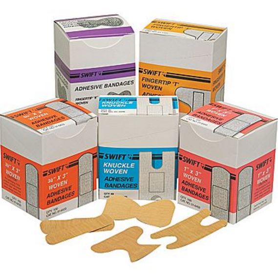 Pansement adhésif tissé régulier Swift First Aid 1" X 3" (100 par boîte)