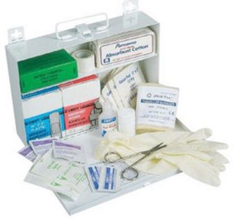 Kit standard de 25 personnes en acier de premiers soins Swift