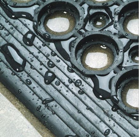 SafeWalk Grease-Proof Black Floor Mat | 36" X 60" - 0