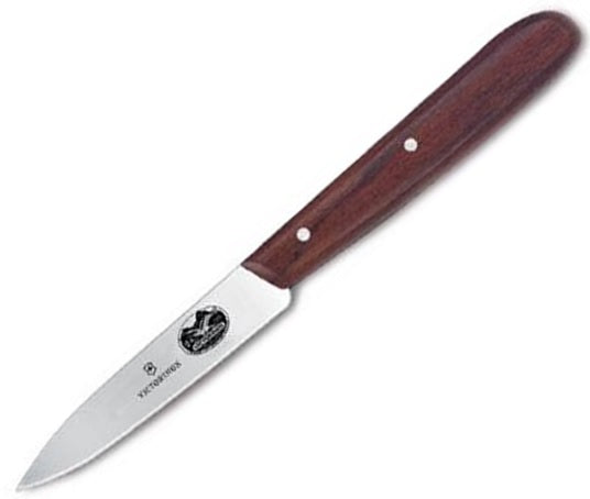 Couteau à manche en bois de rose – lame de 8.25 cm de longueur