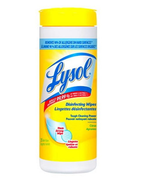 Lysol Disinfectant Wipes Antibacterial