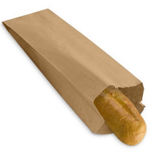 Brown Paper Bread Bag