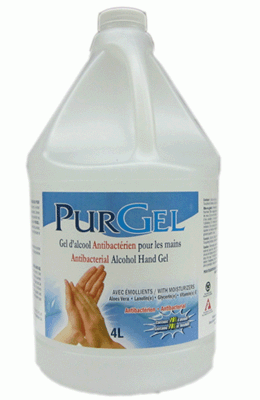 Désinfectant pour les mains 4 L x 4/caisse