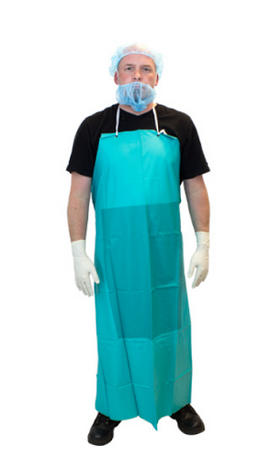 Tabliers en vinyle robustes et réutilisables avec patch pour le ventre | 20 mil | 36" x 50"