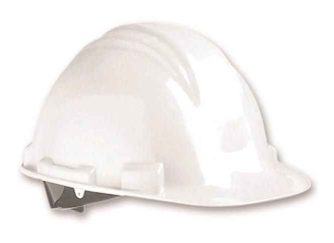 Casque de sécurité North Safety blanc avec cliquet