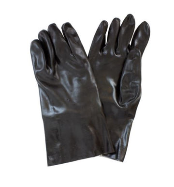 The Safety Zone Black PVC with Smooth Finish with Interlock Lining & Extended Cuff