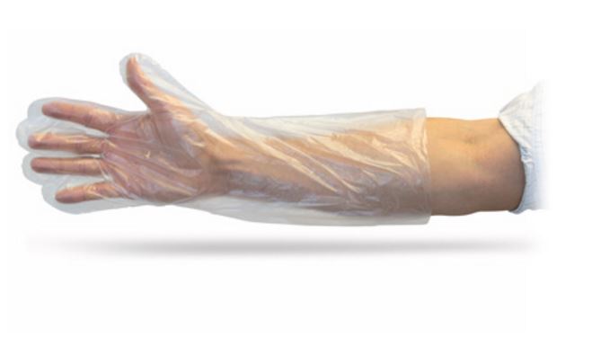 The Safety Zone Clear Powder Free Disposable Polyethylene Gloves - 0