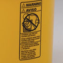 Seau en plastique rouge de 5 gallons, approuvé pour les aliments-2