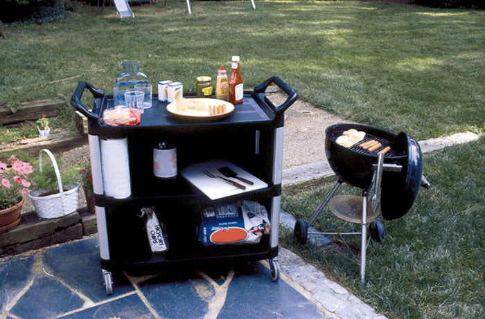 Utility Cart with Enclosed End Panels on 3 Sides