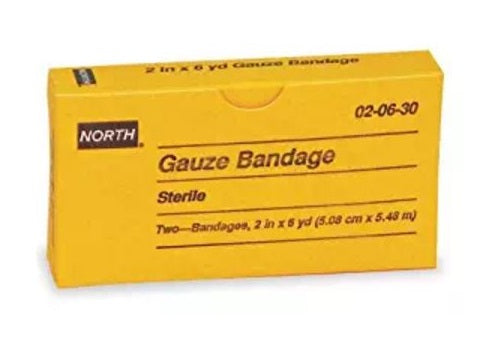 North® By Honeywell 2" X 6 Yard Roll Latex-Free Sterile Gauze Bandage (2 Per Box)