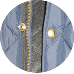 Polyester short Freezer Jacket with added Thermal Lining, Zipper and Snaps
